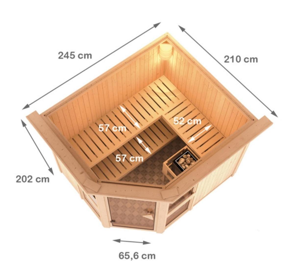 Die große Klecks mit Sauna Apartment Bergen Auf Rugen Luaran gambar